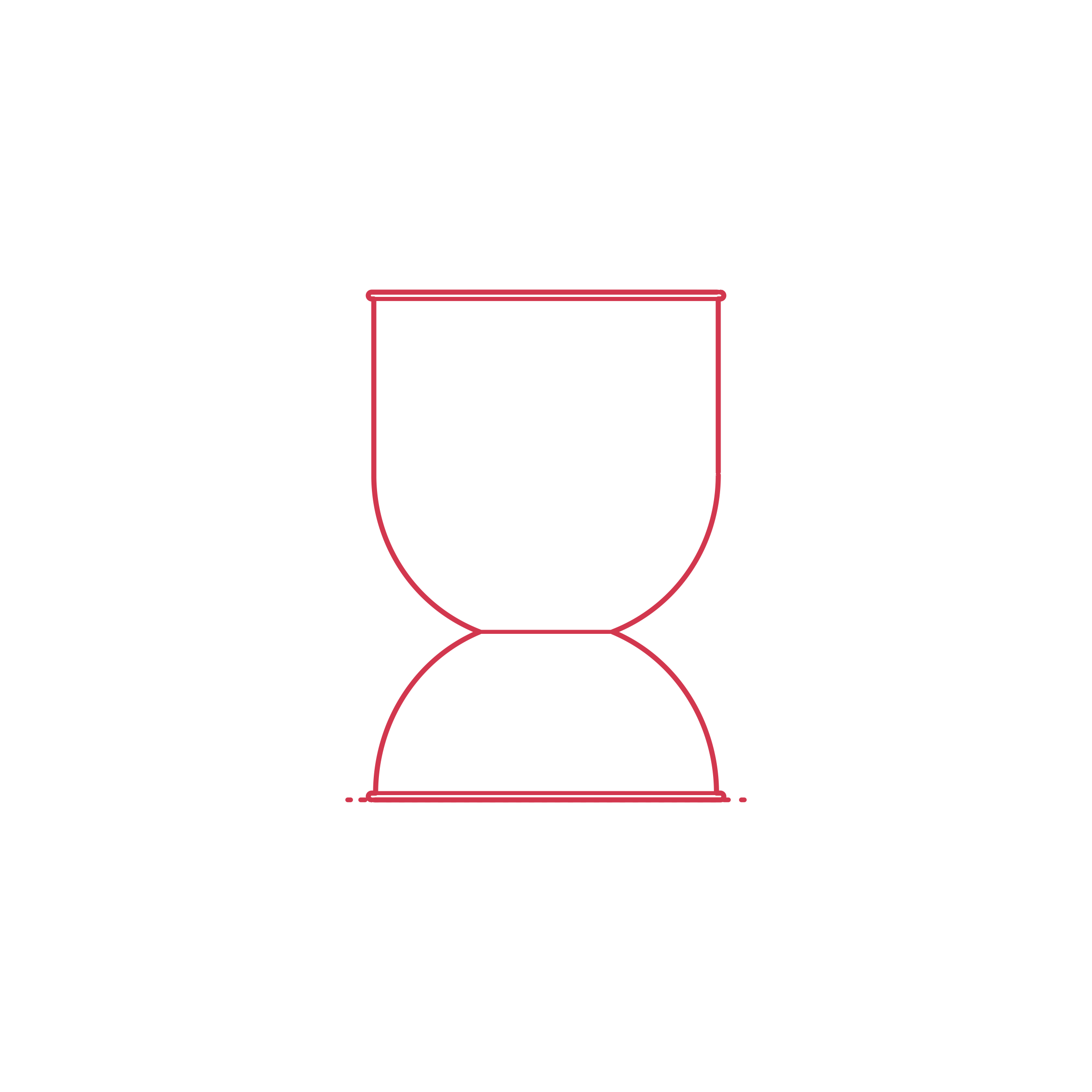 Objects Plant Pots Hourglass Planter X Small Line Art Illustration Svg Free Vectors